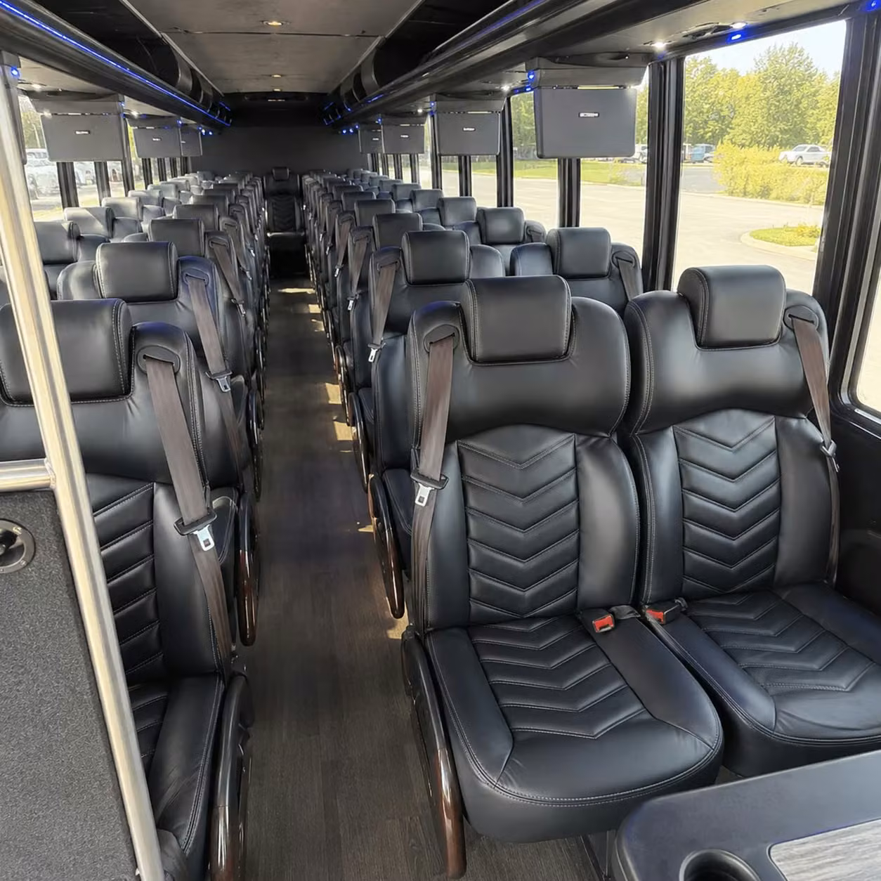 28 passenger minibus interior
