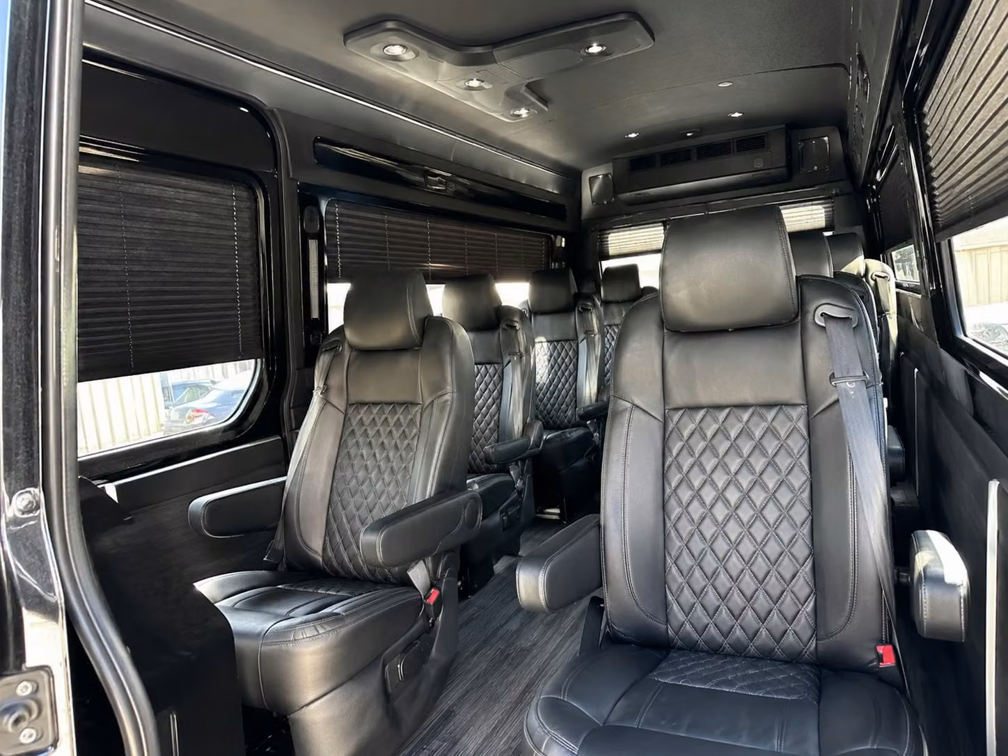 sprinter van with driver interior
